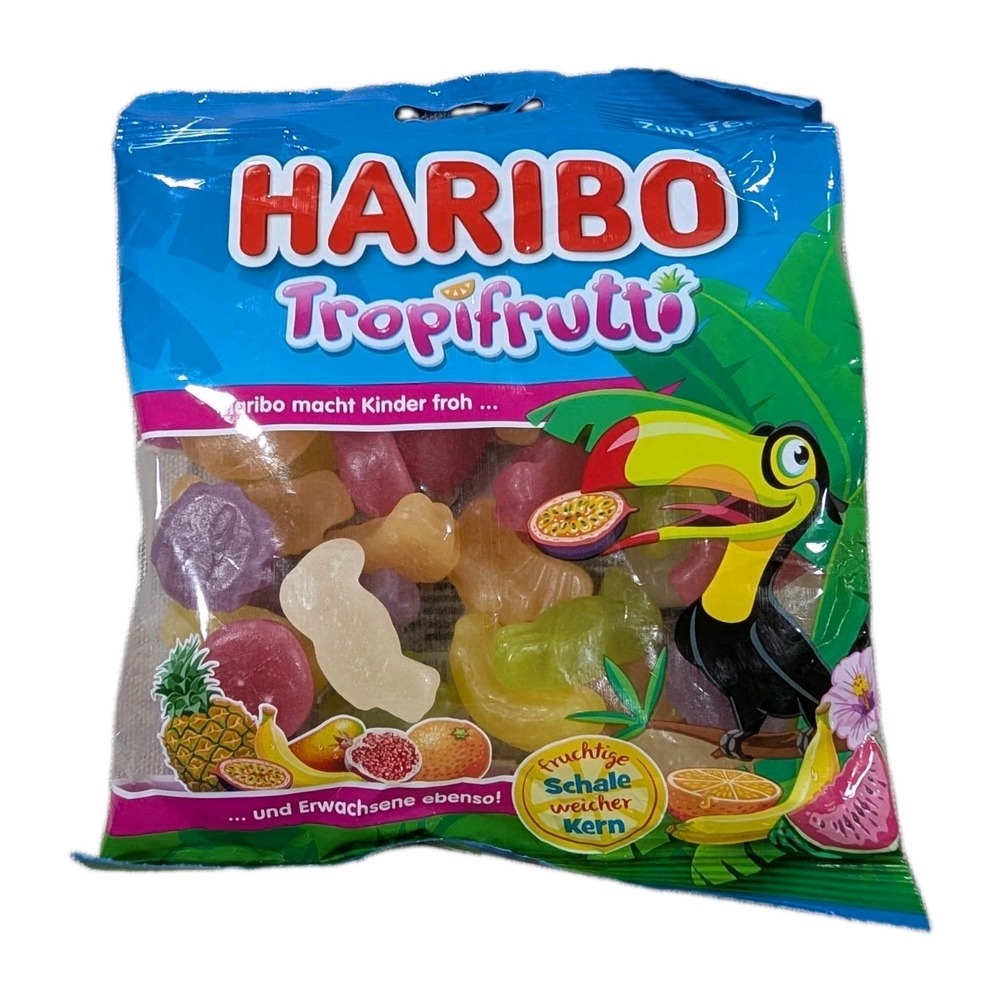 Haribo Tropifrutti German Tropical Fruit Gummy Candy Mix 175g Imported Sealed